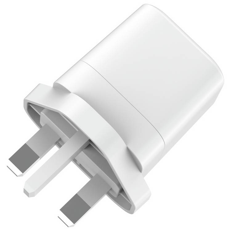 USB-C 20W wall charger white, UK version