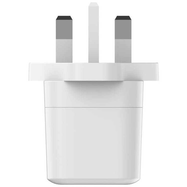 USB-C 20W wall charger white, UK version