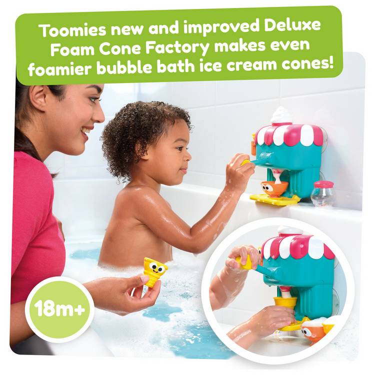 Tomy Toomies Deluxe Foam Cone Factory bath toy (British brand)