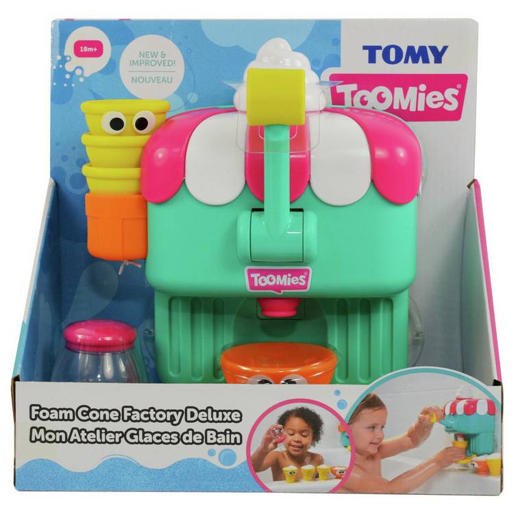 Tomy Toomies Deluxe Foam Cone Factory bath toy (British brand)