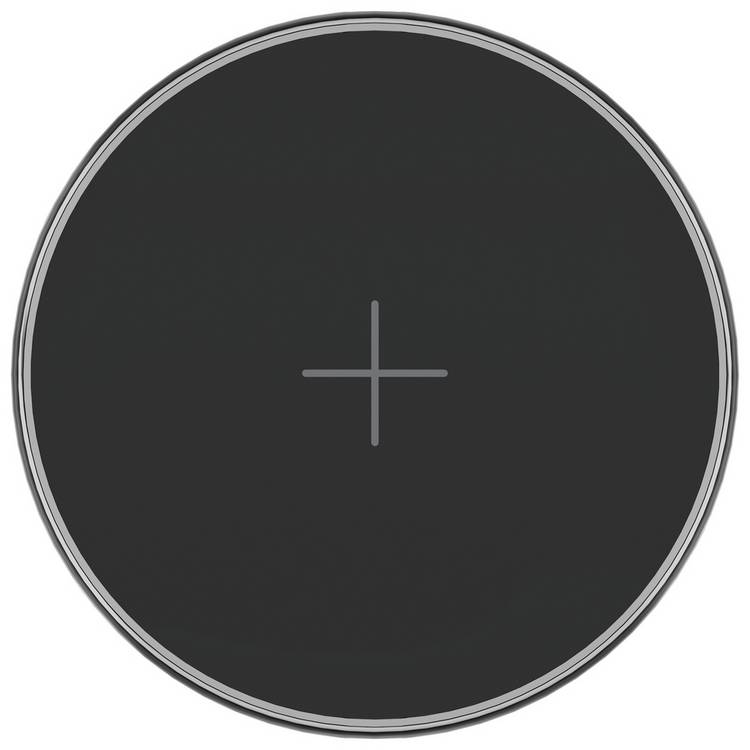 10W wireless charger in black, imported from the UK