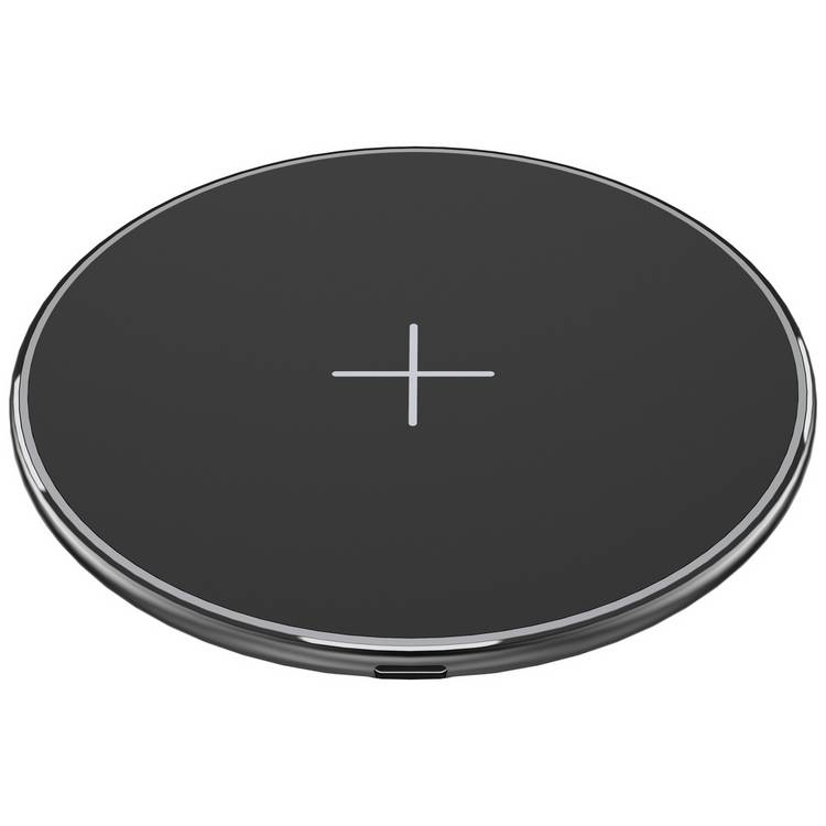 10W wireless charger in black, imported from the UK