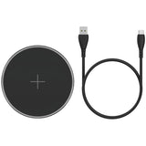 10W wireless charger in black, imported from the UK