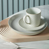 Denby stoneware mugs cream set of 2 - British product