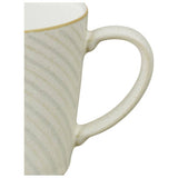 Denby stoneware mugs cream set of 2 - British product