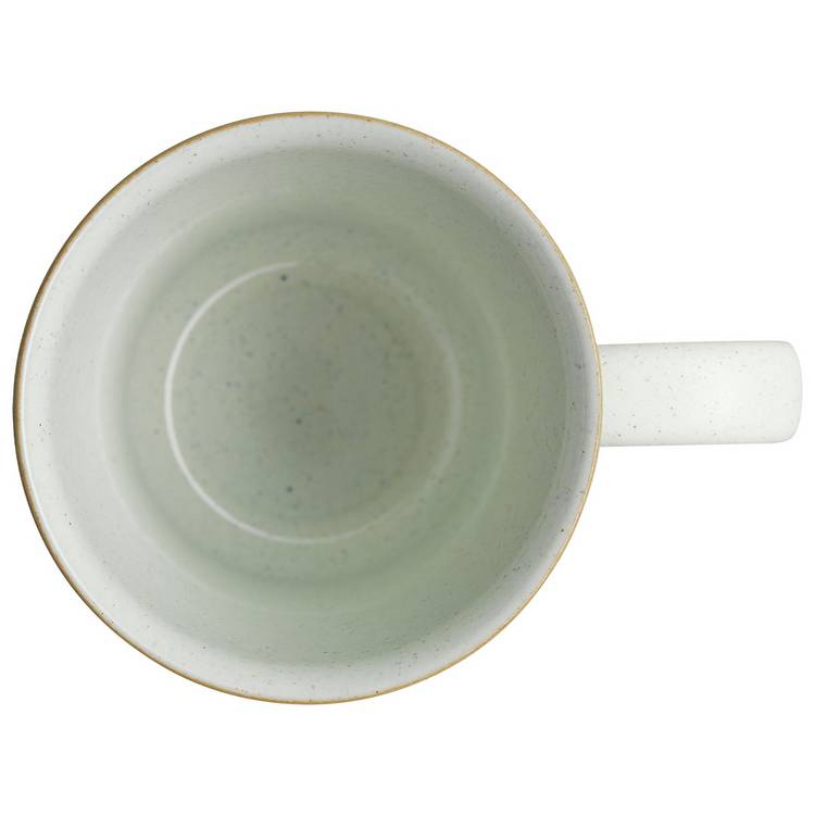 Denby stoneware mugs cream set of 2 - British product