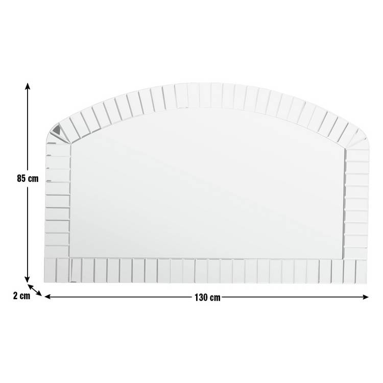Argos Home mosaic overmantle arch mirror 130x85cm - British product