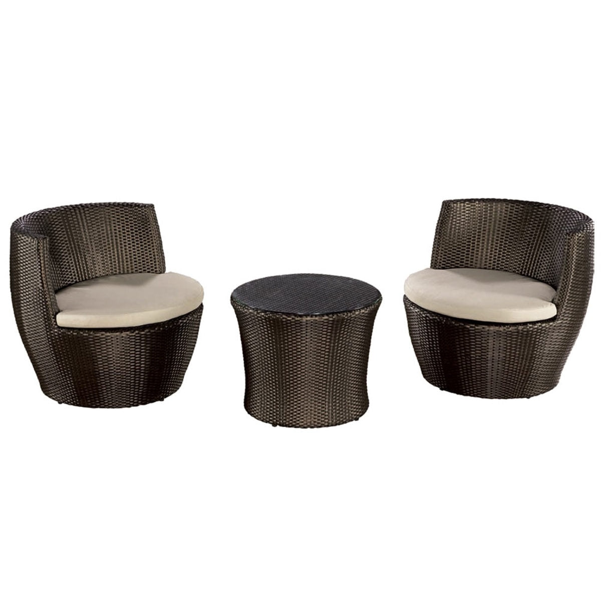 Akula Living Aegean Pod 3 Piece Table and Chairs Set - McGrocer