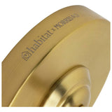 Habitat glass cloche wall light brushed brass - British product