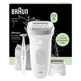 Argos Braun Silk-epil 7 SE7-241 Wet & Dry Cordless Epilator- Buy online at McGrocer