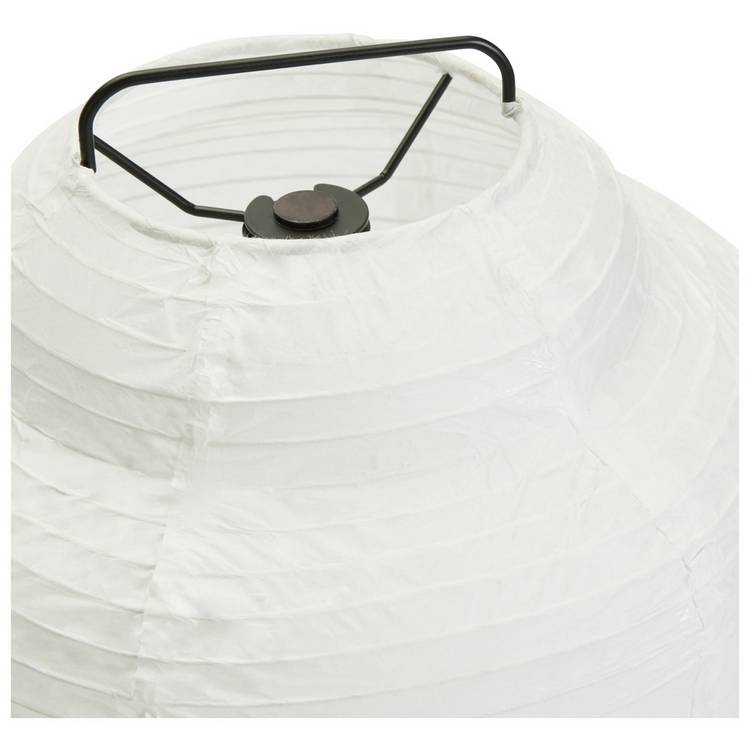 Habitat white paper shade table lamp 37cm, UK version