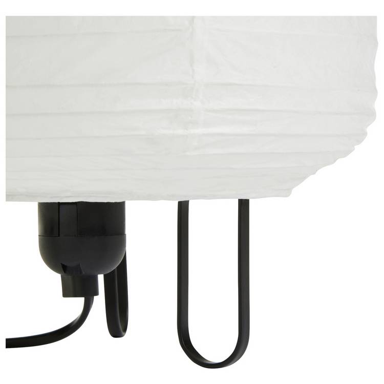 Habitat white paper shade table lamp 37cm, UK version