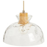 Habitat Vanern dimpled glass pendant light, imported from the UK