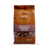 Holland & Barrett Holland & Barrett Milk Chocolate Peanut and Raisins Mix 150g- Buy online at McGrocer