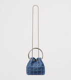 Jimmy Choo denim top-handle bag, UK version