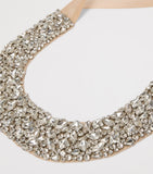 Marina Rinaldi embellished silk choker (British brand)