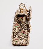 Valentino Garavani Small Jacquard Rockstud Spike shoulder bag (British brand)