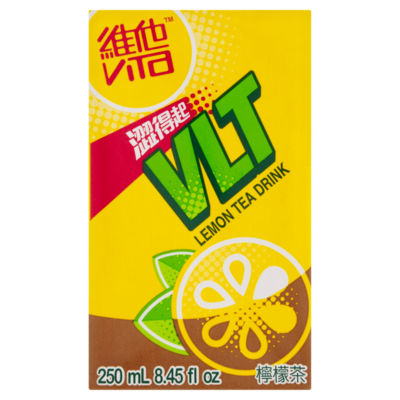 Vitasoy VLT Lemon Tea Drink 250ml - British product