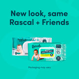 Rascals premium baby wipes sensitive 52 count, UK version