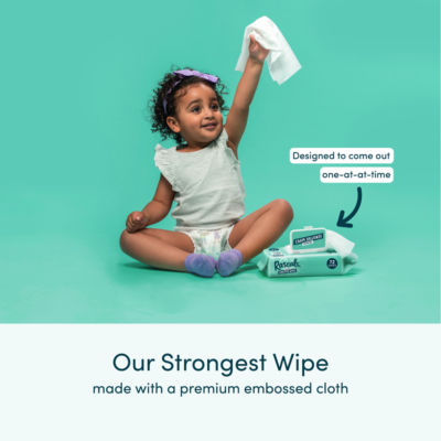Rascals premium baby wipes sensitive 52 count, UK version