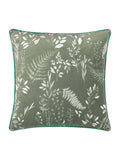 furn. Fearne cushion in sage green with fern print (British brand)