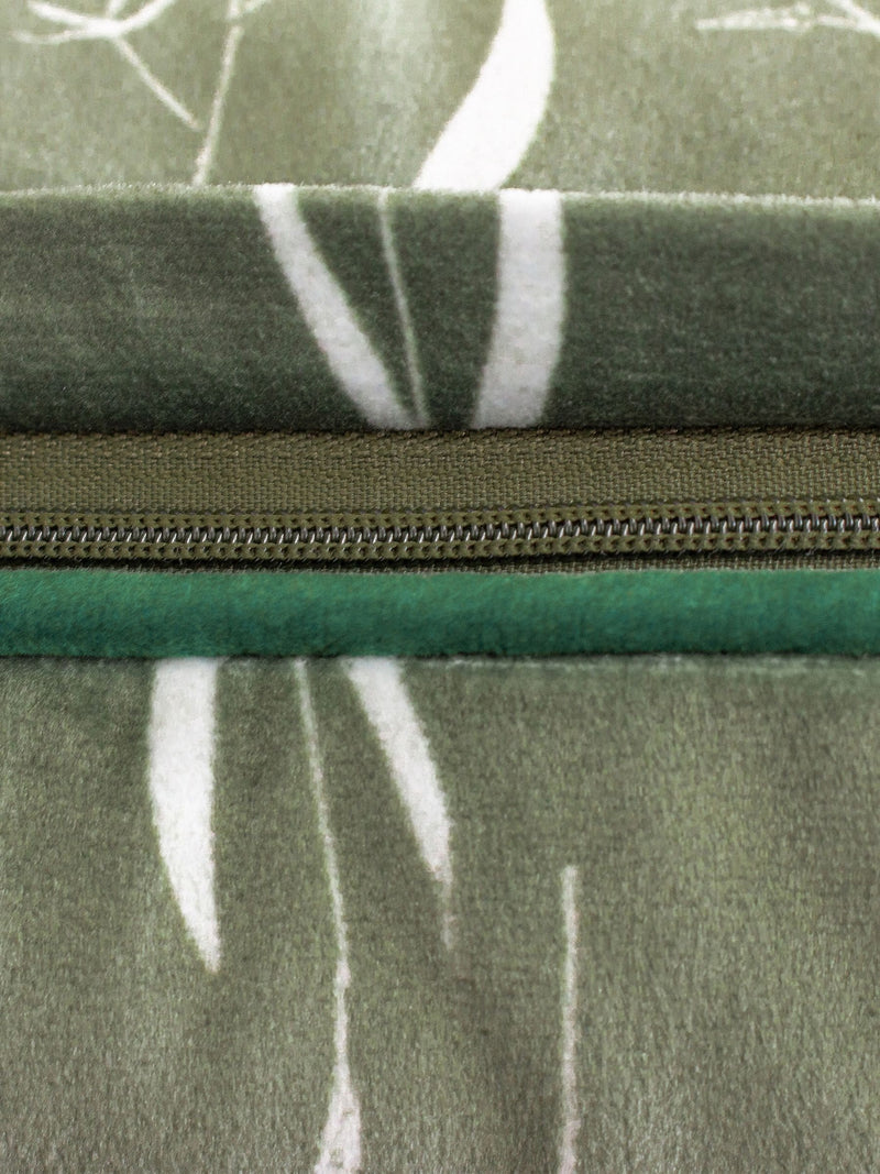 furn. Fearne cushion in sage green with fern print (British brand)