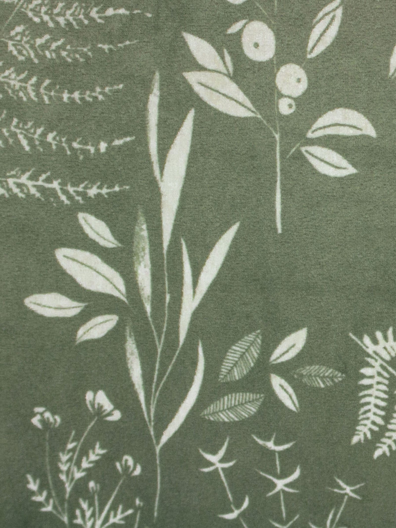 furn. Fearne cushion in sage green with fern print (British brand)