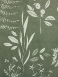 furn. Fearne cushion in sage green with fern print (British brand)