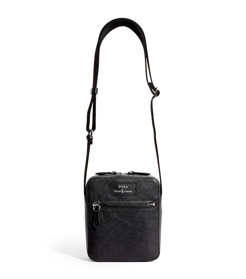 Ralph Lauren pebbled leather cross-body bag, imported from the UK