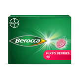 Holland & Barrett Berocca Energy Effervescent Tablets Mixed Berries Flavour 45 Tablets- Buy online at McGrocer