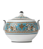 Wedgwood Florentine Turquoise sugar box (British brand)