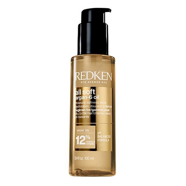 Redken All Soft Argan-6 Hair Oil 100ml (British brand)