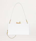 Dolce&Gabbana calfskin leather top-handle bag with gold hardware, imported from the UK