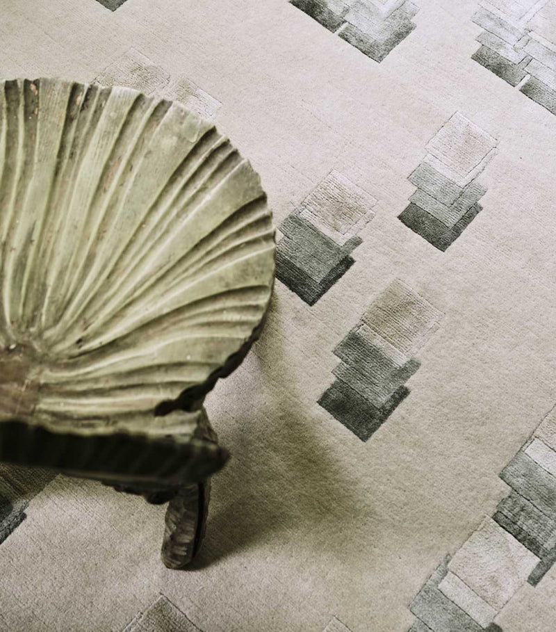 The Rug Company Runa Pistachio Rug 2.44m x 3.05m, imported from the UK
