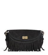 Harrods Sandro Small Suede Le Mambo Cross-Body Bag- Buy online at McGrocer