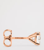 Harrods rose gold diamond stud earrings, UK version