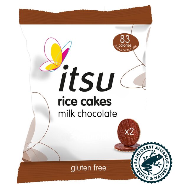 Itsu Milk Chocolate Rice Cakes 34g - McGrocer