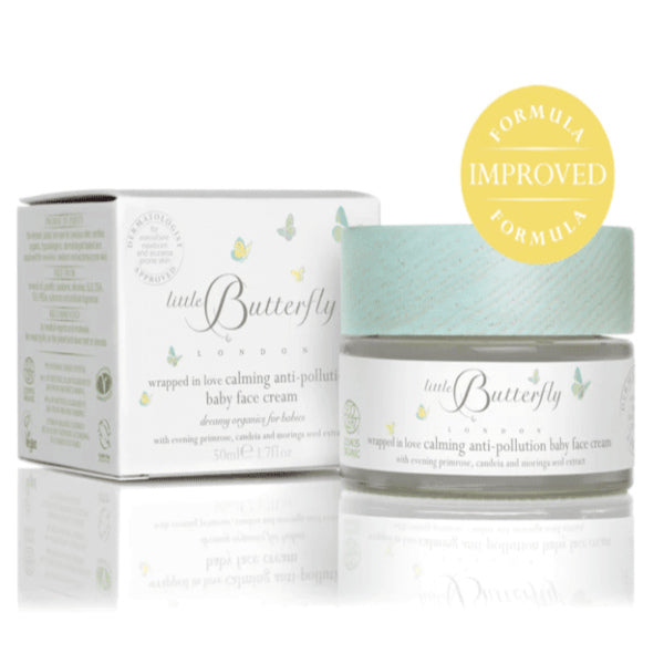 Little Butterfly London Baby Face Cream 50ml, imported from the UK