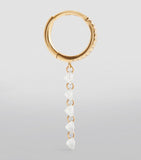 Persée yellow gold diamond single earring, UK version