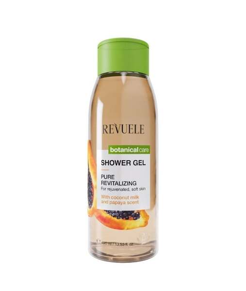 Revuele Botanical Care shower gel, imported from the UK