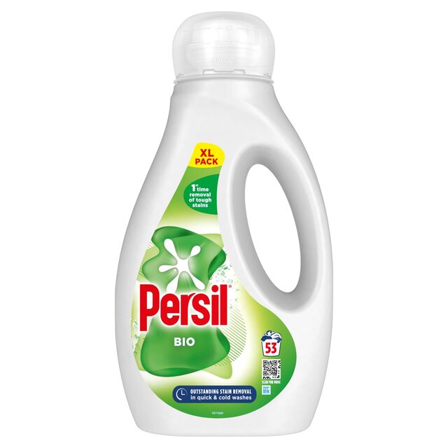 Persil Laundry Washing Liquid Detergent Bio 53 Washes   1.431L - McGrocer