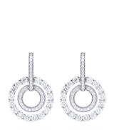 Harrods Boodles White Gold and Diamond Roulette Double-Hoop Earrings- Buy online at McGrocer