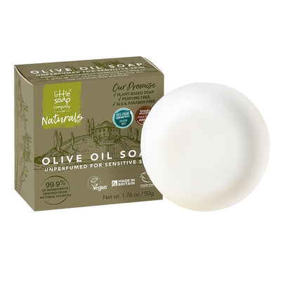 Superdrug Little Soap Company Olive Oil Unperfumed Mini Travel Soap Bar 50g- Buy online at McGrocer