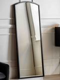 Gallery Home Black Ashford Antique Arch Mirror 150cm, UK version