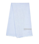 Harrods Brioni Linen-Silk Logo Scarf 65cm x 140cm- Buy online at McGrocer