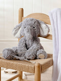 Widdop plush sitting grey elephant toy 26cm - British product