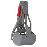 Dog waste scoop with spring action for easy pickup, UK version