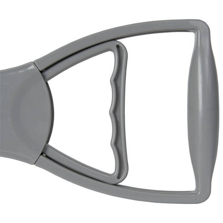 Dog waste scoop with spring action for easy pickup, UK version