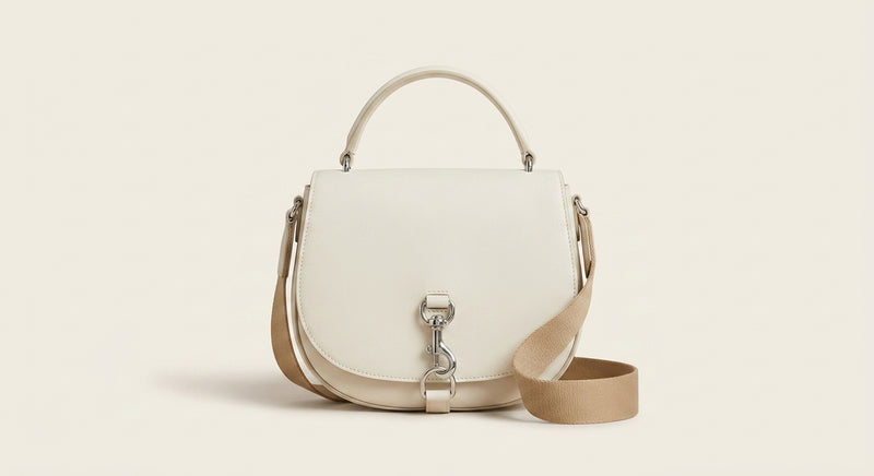 Burberry small B Clip messenger bag calf leather (British brand)