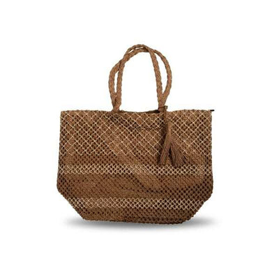 Superdrug IKRUSH Edie Two Tone Woven Tote Bag- Buy online at McGrocer